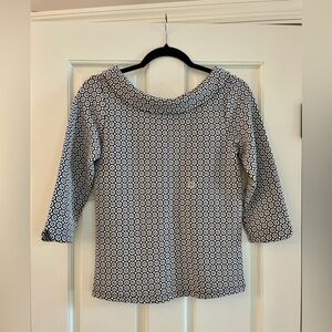 New With Tags - Ann Taylor. Women’s Top. Size: XSP. Color: Navy/White